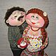 "Хочу с тобой, я жизнь свою прожить." Домовой и домовушка. Интерьерная кукла. Ольга Анисимова (anisol). Ярмарка Мастеров.  Фото №5