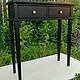  Черная консоль из дерева, Консоли, Челябинск,  Фото №1
