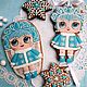 Christmas gingerbread.Set of gingerbread snow maiden. Gingerbread on the Christmas tree. Gingerbread Cookies Set. sweets for joy (galinadenisenko). Online shopping on My Livemaster.  Фото №2