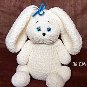 Куклы и игрушки handmade. Livemaster - original item Bunny Nyusha • Plush knitted toy. Handmade.