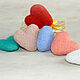felted hearts. Felt. ufawooltoys (ufawooltoys). Online shopping on My Livemaster.  Фото №2