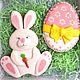 Set of cakes for Easter. Easter Bunny and Easter egg. Gingerbread Cookies Set. sweets for joy (galinadenisenko). My Livemaster. Фото №4