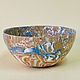 Order  Nerikomi Yellow Jasper No. 3. Creative workshop Cheerful porcelain. Livemaster. . Plates Фото №3