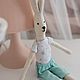  Льняной заяц. Мягкие игрушки. fabric_toys. Ярмарка Мастеров.  Фото №4