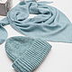 Shawls: Kid mohair scarf with silver lurex. Shawls1. Scarfland. Online shopping on My Livemaster.  Фото №2