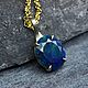'Linea' pendant with ultramarine opal, Pendants, Moscow,  Фото №1