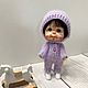 шапка для куклы обитсу11. Одежда для кукол. Елена Журавлёва (alenkina_dolls). Ярмарка Мастеров.  Фото №7