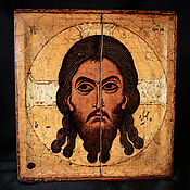 Картины и панно handmade. Livemaster - original item Miraculous image of our Saviour Jesus Christ, Novgorod, 12th century. Handmade.