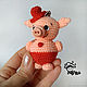 Runasimi pig keychain toy pendant. Stuffed Toys. sToryToys. My Livemaster. Фото №5