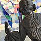 Винтаж: Каминная фигура старинная гигант кавалер. Статуэтки винтажные. сКЛАДъ. Интернет-магазин Ярмарка Мастеров.  Фото №2