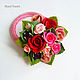 Hair bands with flowers. Flowers from polymer clay. Hairpins. Mozza-Flowers. Online shopping on My Livemaster.  Фото №2