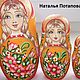 Matryoshka "orange" 5 m. Dolls1. A gift for the soul (rf-damatrena-da). Online shopping on My Livemaster.  Фото №2