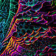 Luminous visionary painting 'Singularity Microcosma'!. Pictures. Fractalika. My Livemaster. Фото №5