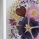 Засушенные цветы в деревянной рамке. Элементы интерьера. chaika_flowers. Ярмарка Мастеров.  Фото №5
