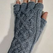 Аксессуары handmade. Livemaster - original item Eleanor mitts, knitted. Handmade.