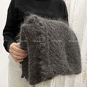 Shawls: knitted downy shawl 
