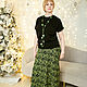 Order Knitted floor-length skirt with a wide yoke. natali. Livemaster. . Skirts Фото №3