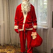 Сувениры и подарки handmade. Livemaster - original item New Year`s Costume Santa Claus Full set. Handmade.