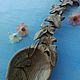 Ложка с плющом. Ложки. JuniperWoodcarving (woodjuniper). Ярмарка Мастеров.  Фото №4