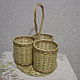 Soporte para cubiertos de mimbre de vid. Utensils. Elena Shitova - basket weaving. My Livemaster. Фото №4