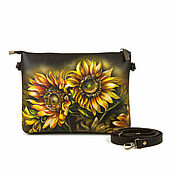 Сумки и аксессуары handmade. Livemaster - original item Sunflowers Clutch Bag