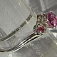 Tourmaline pink natural rubies & ring 925 silver, Rings, Moscow,  Фото №1