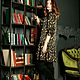 Silk dress ' Leopards'. Dresses. Alexandra Maiskaya. My Livemaster. Фото №4