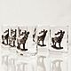 A set of 'DEER' for 6 persons (6 cups with moose for hunters), Shot Glasses, Zhukovsky,  Фото №1