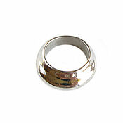 Украшения handmade. Livemaster - original item Ring without stones, silver ring circle 