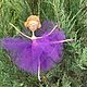 Куколка балерина, куколка в подарок, подвесная игрушка,купить куклу, Интерьерная кукла, Уфа,  Фото №1