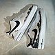 Кроссовки белые Nike Air Force 1 унисекс, кастом ручная роспись япония. Кроссовки. Olgavolgoart. Роспись одежды и обуви. Кастом. Ярмарка Мастеров.  Фото №15