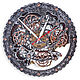Часы настенные Автоматон Bite Metal Jacket с движущимися шестеренками, Часы-скелетоны, Москва,  Фото №1