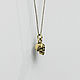 Кулон Small Skull Pendant Brass. Кулон. The Vale of Tears. Ярмарка Мастеров.  Фото №4