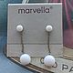Винтаж: Marvella. Серьги. FE5, Серьги винтажные, Санкт-Петербург,  Фото №1