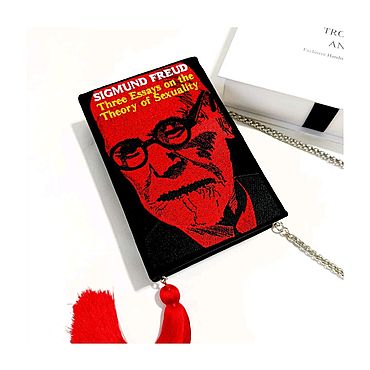 Сумки ручной работы. Ярмарка Мастеров - ручная работа Клатч-книга " Freud ". Handmade.