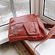 Bag men's leather engraved A La Piguardo 2. Men\'s bag. Innela- авторские кожаные сумки на заказ.. My Livemaster. Фото №4