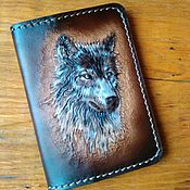 Сумки и аксессуары handmade. Livemaster - original item Passport cover made of genuine leather 