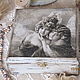 Шкатулка-короб "Два Ангела". Шкатулки. Мила Елинская 'Мой Прованс' (mila222). Интернет-магазин Ярмарка Мастеров.  Фото №2