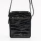 Сумка через плечо из кожи крокодила IMA0827B4. Мужская сумка. CrocShop товары из экзотической кожи. Ярмарка Мастеров.  Фото №6
