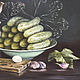 "Still life with vegetables and dill"  original artwork. Pictures. Artist Iuliia Kravchenko (realism-painting). Online shopping on My Livemaster.  Фото №2