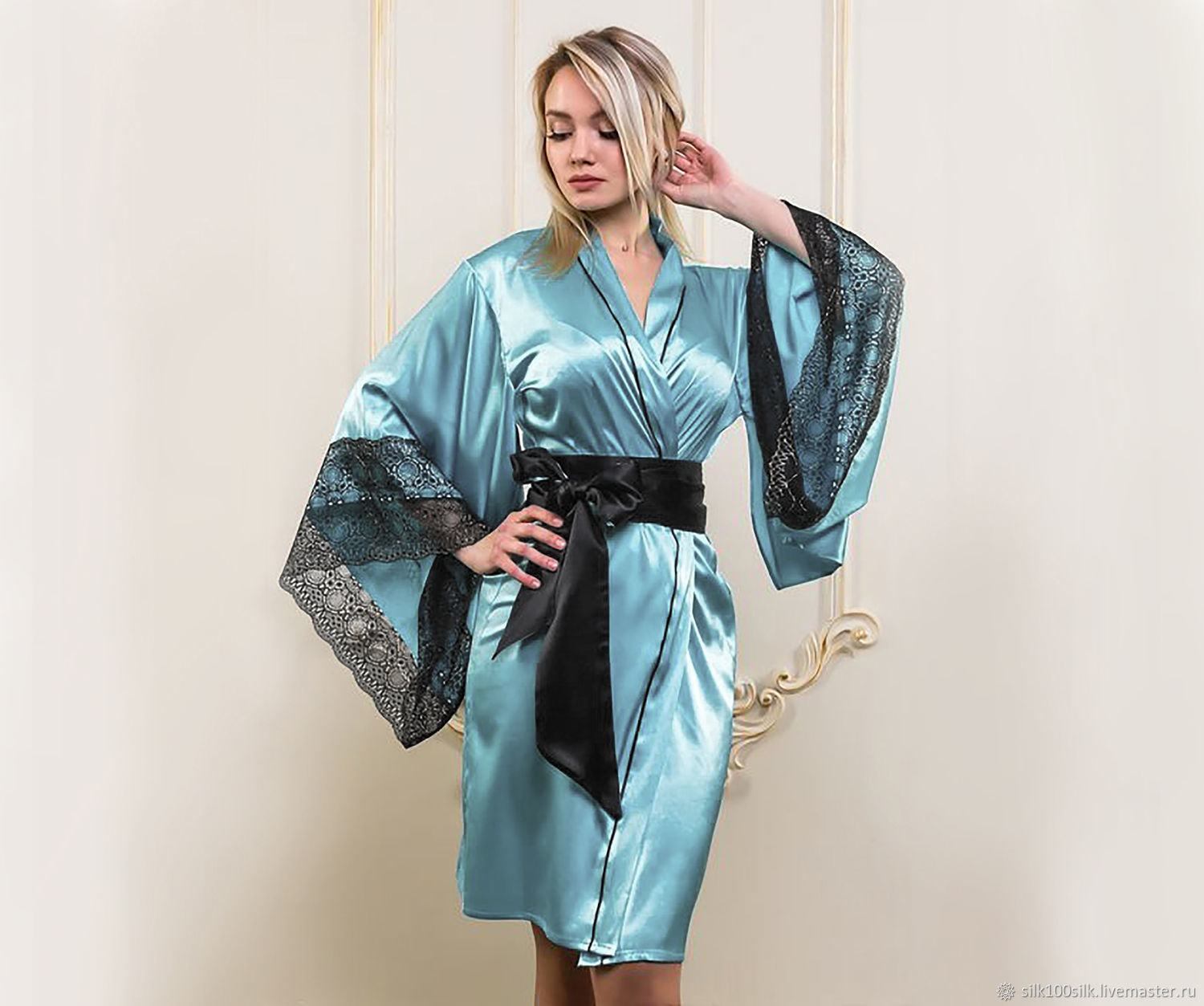 long silk robes