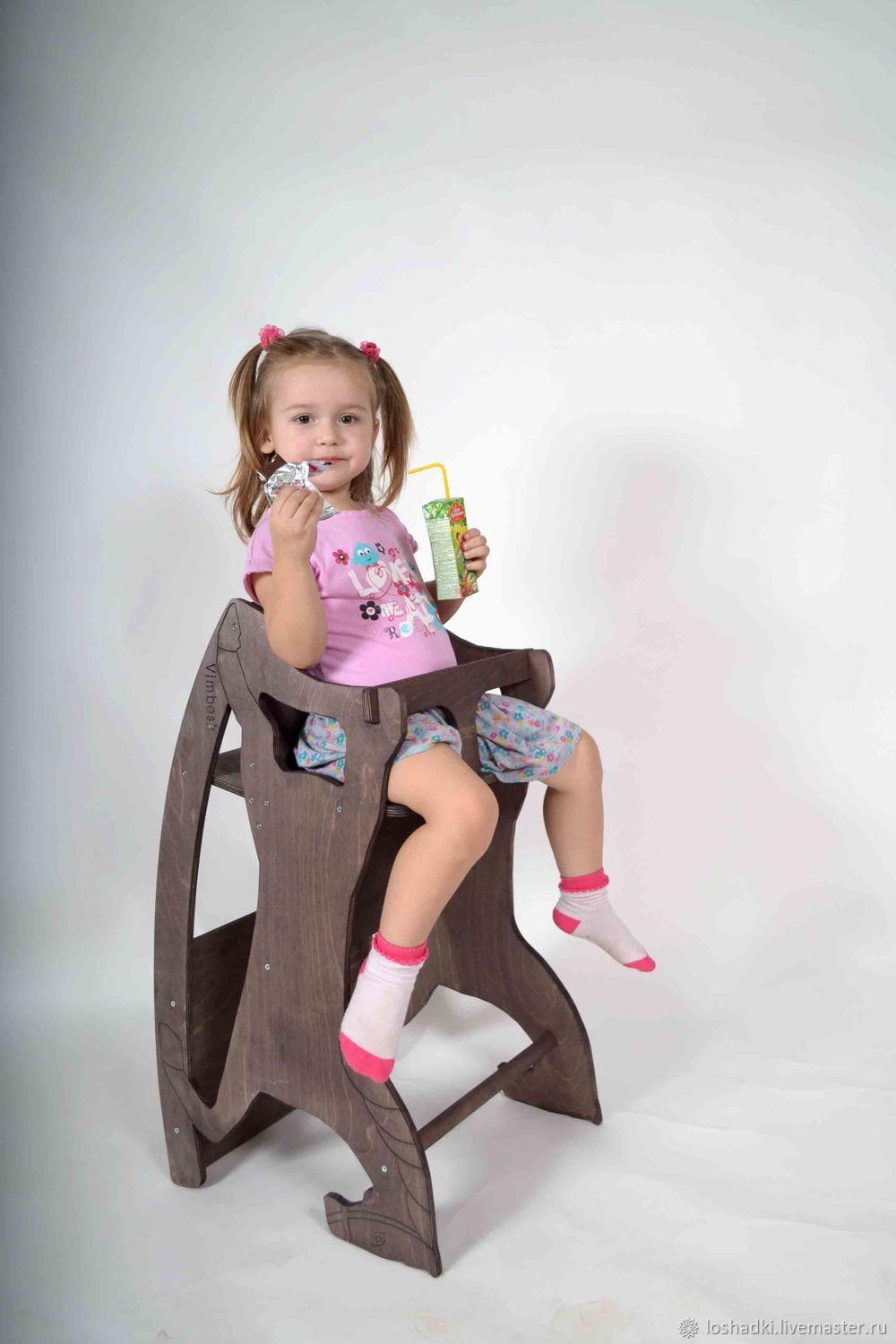 high chair rocking horse desk