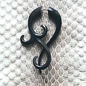 Украшения handmade. Livemaster - original item Single earring: Single earring: The curl is feldiper `s.. Handmade.
