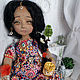Лакшми( авторская текстильная куколка). Куклы и пупсы. Валентина.АrtDoll. Ярмарка Мастеров.  Фото №4