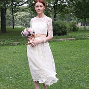 Платье "Косичка" цвет серый