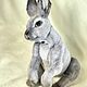 Rabbit - symbol of 2023. Stuffed Toys. zubarevairina. Online shopping on My Livemaster.  Фото №2