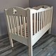  Crib for kids made of solid cedar, Bed, Turochak,  Фото №1