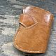 Кошелек-бабочка Шериф байкерский из кожи рыжий. Кошельки. Iron Arm Leatherworks (Екатерина). Ярмарка Мастеров.  Фото №6