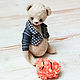 Teddy bear, 14 cm. Teddy Bears. Bears by Antonina. Online shopping on My Livemaster.  Фото №2