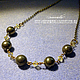Pyrite beads. Necklace. Himawari shop. Online shopping on My Livemaster.  Фото №2